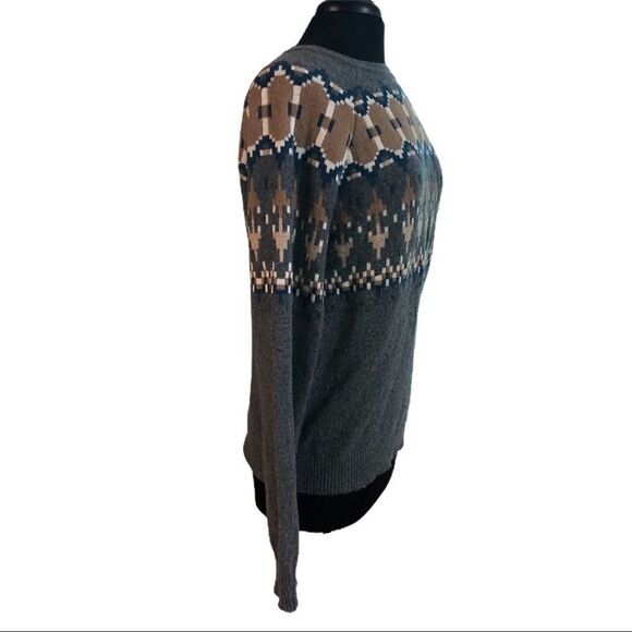 𝅺mango Man Wool Blend Fair Isle Sweater Size S - Picture 4 of 6